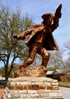 hico texas brushy bill heykeli