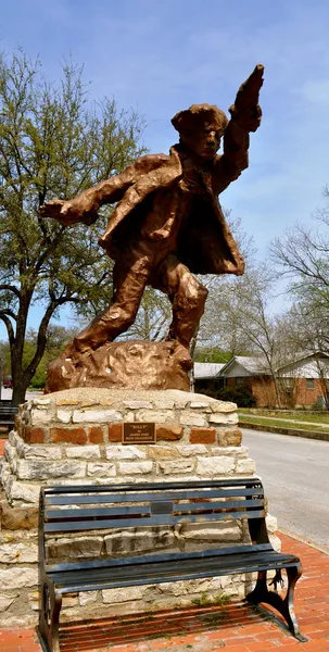 Statua Hico Texas Brushy Bill — Foto Stock