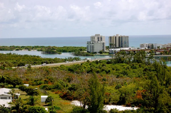 Jupiter Floride Vue Aérienne — Photo