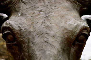 Waco heykeli Longhorn 'a yakın.