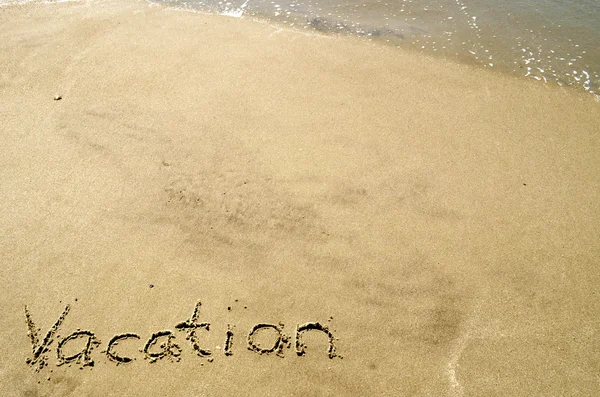 Vacaciones en la arena — Foto de Stock