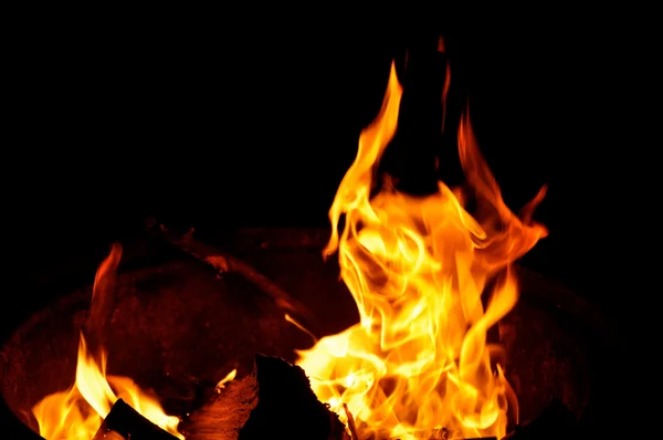 Campfire Flames — Stock Photo, Image