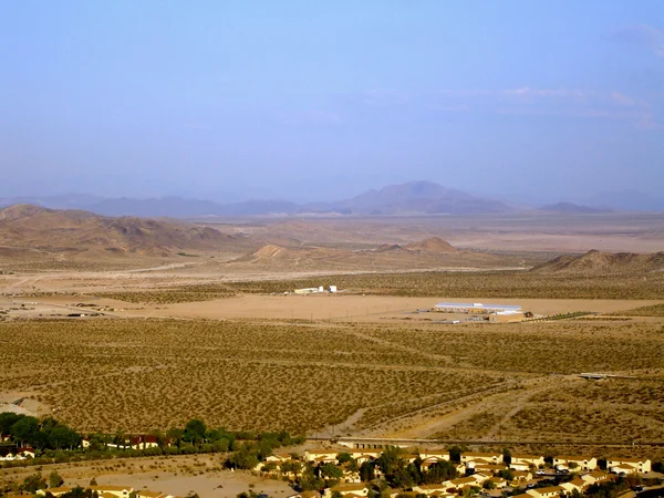 Fort Irwin Army Base - with mountain background — Stock Photo, Image