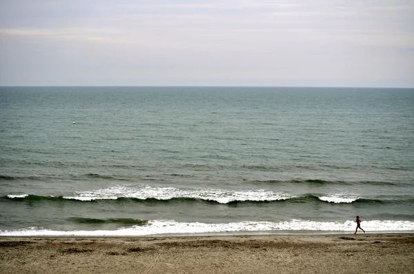 Jogging ao longo Myrtle Beach — Fotografia de Stock