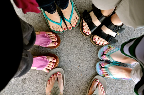 Жінки і дівчата ноги Ліцензійні Стокові Фото