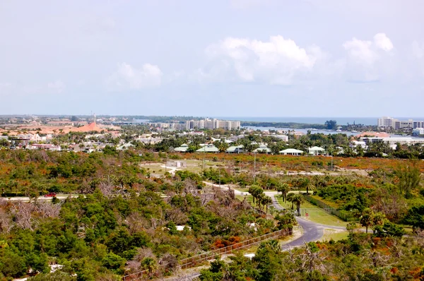 Letecký pohled na Jupiter florida — Stock fotografie