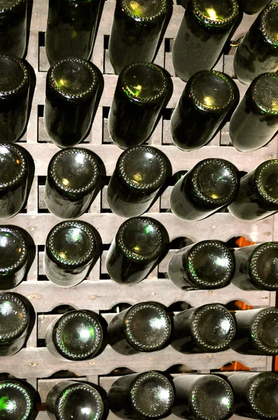 Wine Bottles Perspective — Stock Photo, Image