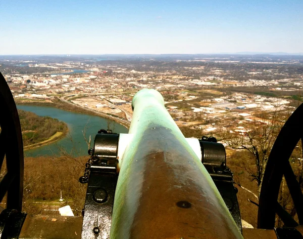 Cannon over Point Park — Stock Photo, Image