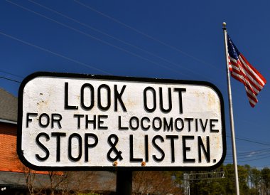 Look out for the Locomotive Sign 2