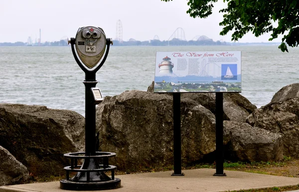 Recherche de vue sur le phare de Marblehead — Photo