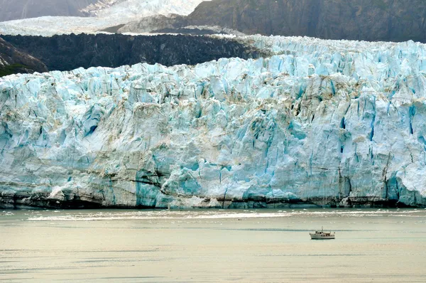 Glaciar y Barco — Foto de Stock