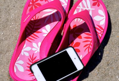 kum - parmak arası terlik ipod iphone