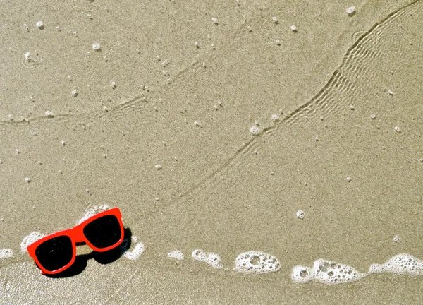 In het zand - slippers — Stockfoto