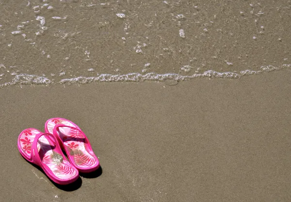 Na areia - Flip-Flops 13 — Fotografia de Stock