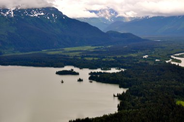 alaska üzerinden hava