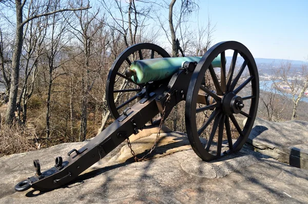 Пушка Гражданской войны — стоковое фото