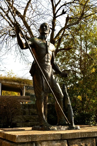 Estátua nativa americana - Chattanooga 2 — Fotografia de Stock