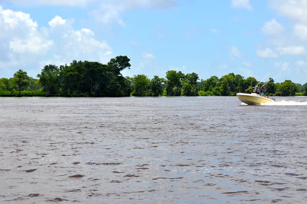 Waccamaw Boating — Stock Photo, Image