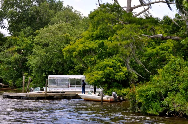 Waccamaw river - docka — Stockfoto