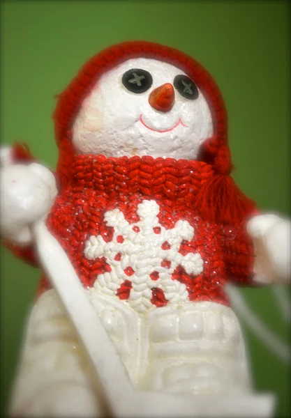 Hockey Snowman — Stock Photo, Image