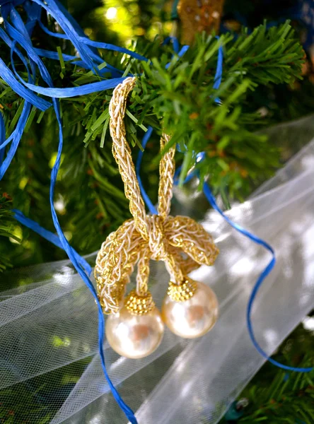 Pearl Bow Ornamento — Fotografia de Stock