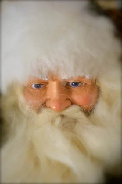Санта-Клауса обличчя — стокове фото