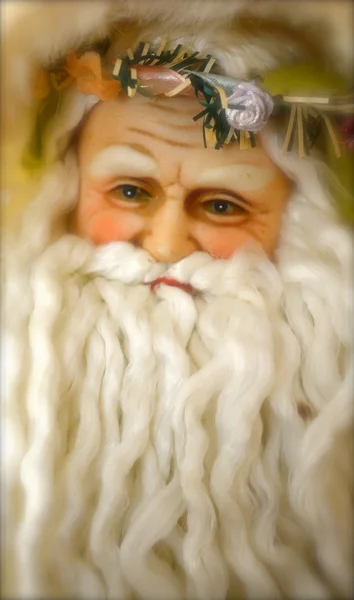 Santa claus tvář — Stock fotografie