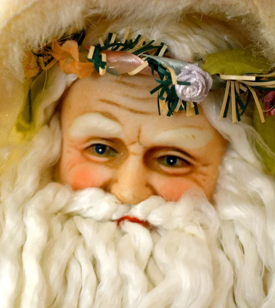 Papai Noel Face — Fotografia de Stock