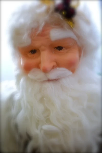 Papai Noel Face — Fotografia de Stock