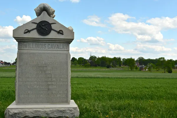 Gettysburg ulusal askeri park - 221 — Stok fotoğraf