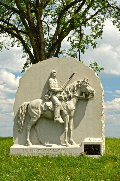 Gettysburg nationale militaire park - 165 — Stockfoto