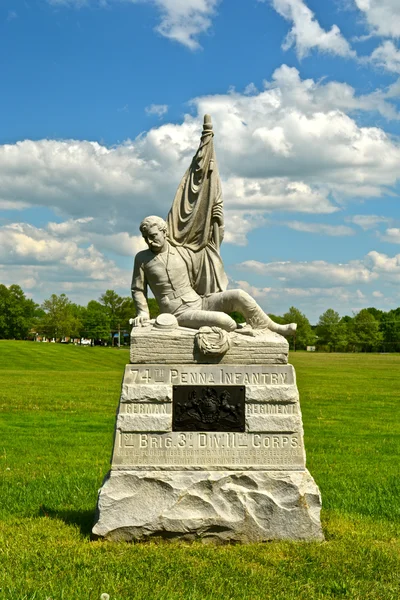 Parco militare nazionale di Gettysburg 147 — Foto Stock