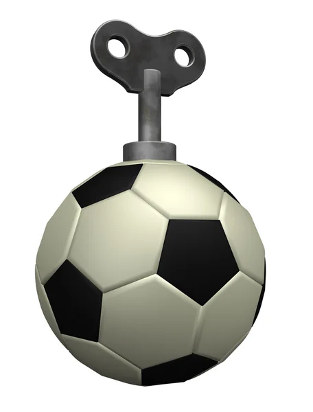 Wind up soccer — Stock Photo, Image