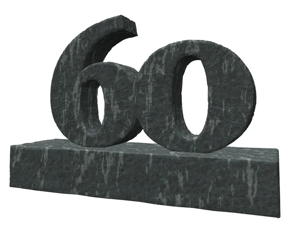 Number sixty monument — Stockfoto