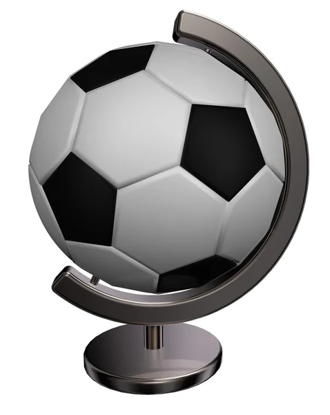 Soccer globe — Stock Photo, Image