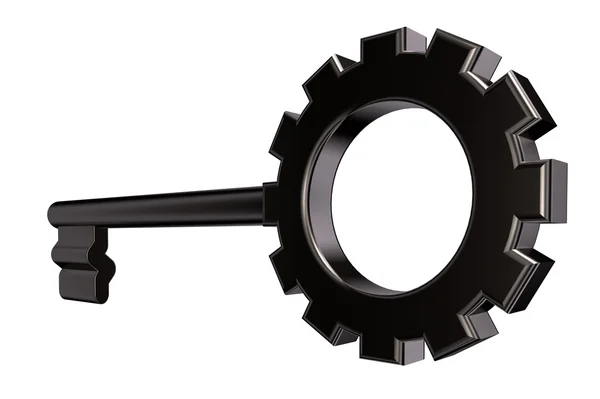 Gear wheel key — Stock Photo, Image