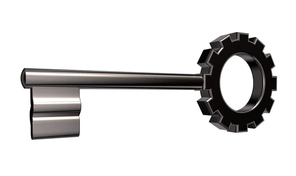 Gear wheel key — Stock Photo, Image