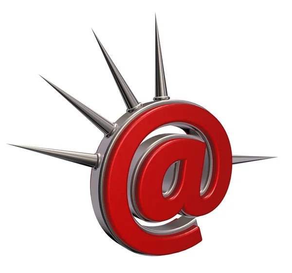 E-mail punk — Zdjęcie stockowe