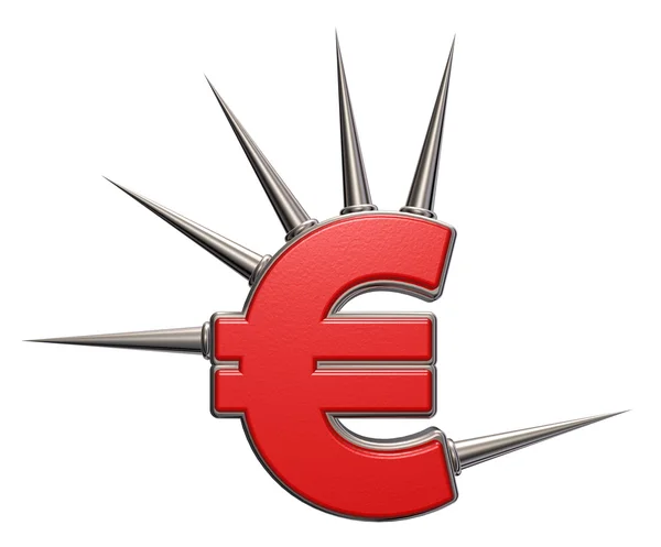Taggar euro — Stockfoto
