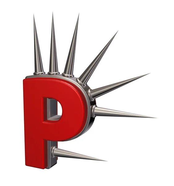 Буква p — стоковое фото