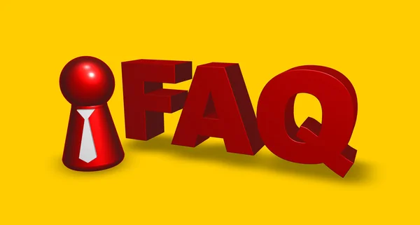 FAQ тег — стокове фото