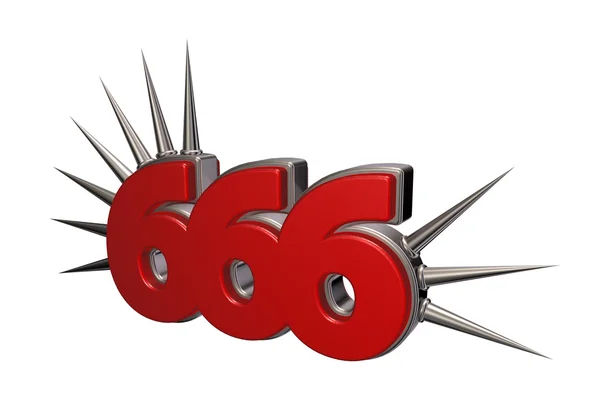 Number of the beast — Stock Photo, Image