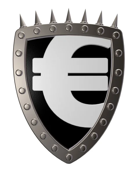 Euro shield — Stock Photo, Image