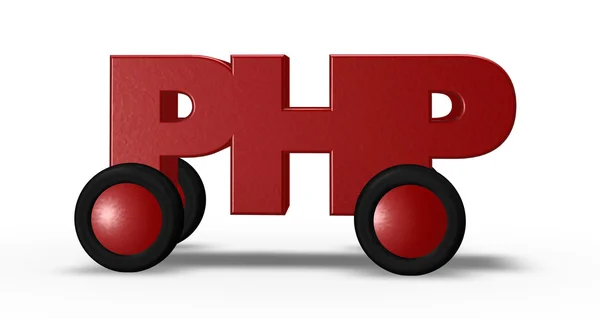 Php on wheels — Stock Photo, Image