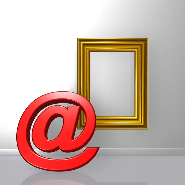 Symbol poczty elektronicznej — Zdjęcie stockowe