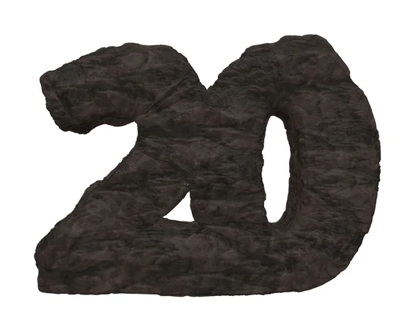 Number twenty — Stock Photo, Image