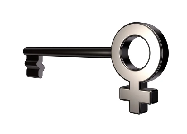 Kvinnliga nyckel — Stockfoto