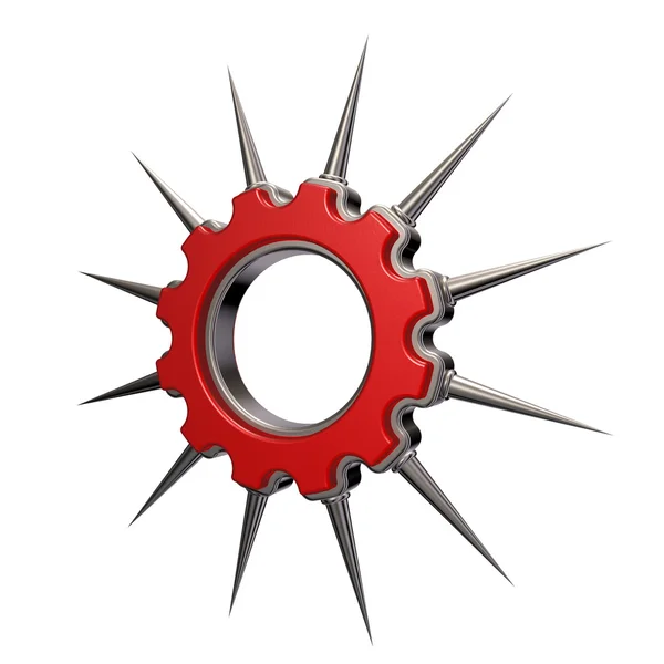 Doorn gear wheel — Stockfoto