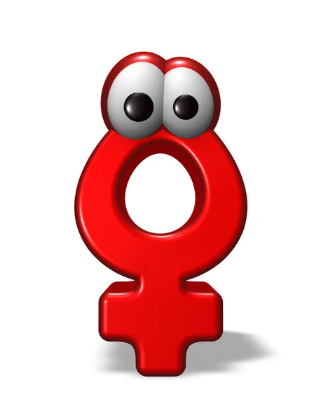 Female symbol — Stock Photo, Image