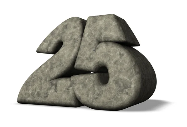 Número de pedra — Fotografia de Stock